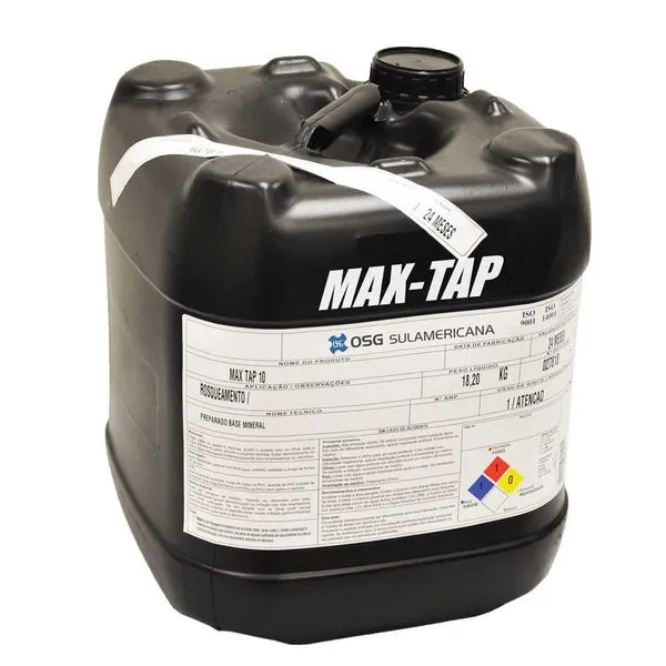 Óleo de corte para todos os metais exceto cobre 20,0 L MAX-TAP10 OSG
