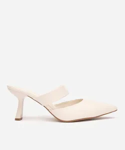 scarpin mule salto alto bico fino oneself off white 36