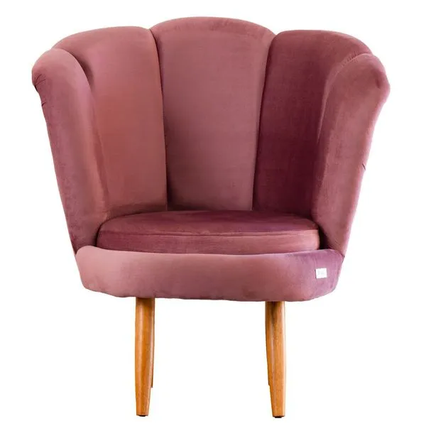 Poltrona Aga Patty Encosto Frizado Rosa (MP)