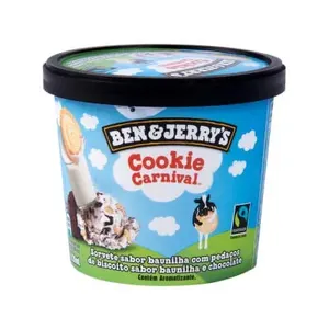 Sorvete Ben&Jerry's Cookie Carnival 120ml