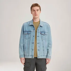 Jaqueta Jeans Levi's® Trucker Original Lavagem Clara - L USA | G BR