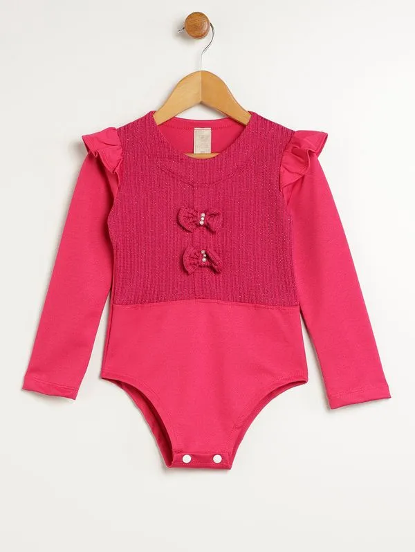 Body Infantil Para Menina - PINK 8