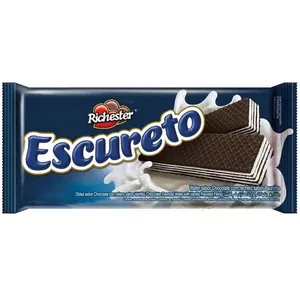 Biscoito Escureto Wafer Baunilha 80g