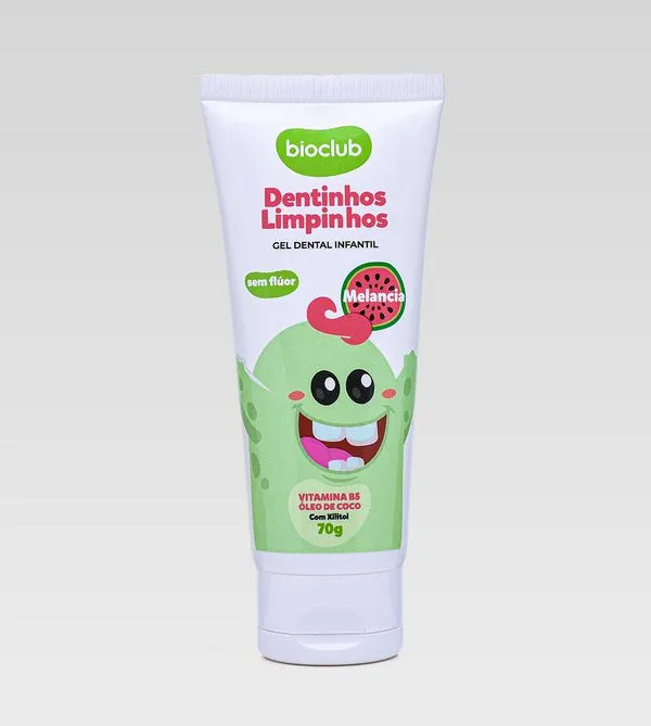 Gel Dental Infantil - Dentinhos Limpinhos 70g Melancia