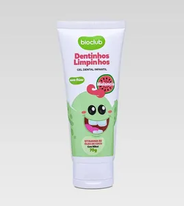 Gel Dental Infantil - Dentinhos Limpinhos 70g Melancia