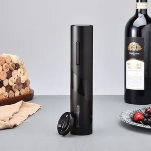 Abridor de Vinhos Elétrico Automático Saca Rolhas com Cortador de Lacre a Pilha Utibom Abridor de Vinhos Elétrico Automático Saca Rolhas com Cortador de Lacre Utibom