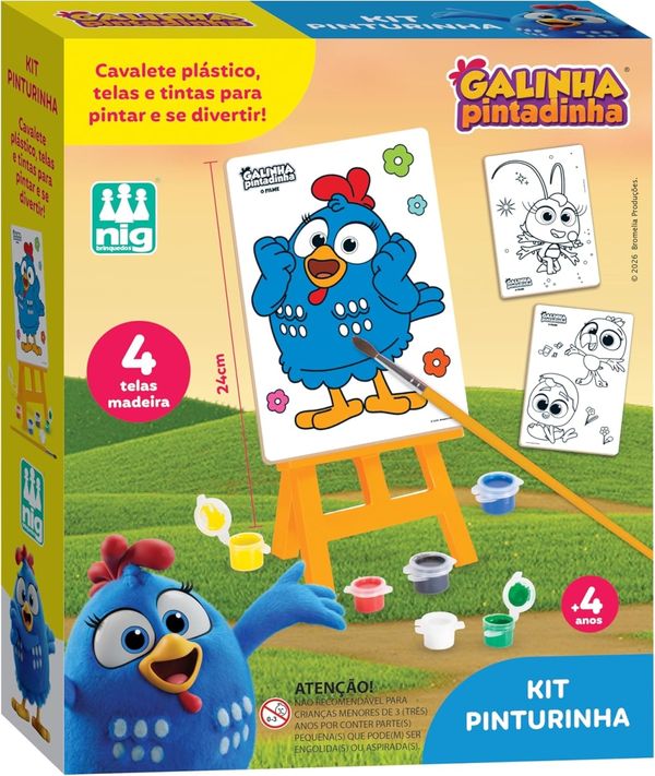 KIT PINTURINHA - GALINHA PINTADINHA - NIG