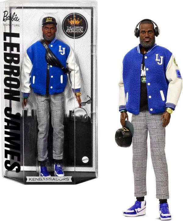 Boneco Lebron James Barbie Signature Collector Mattel HRM33