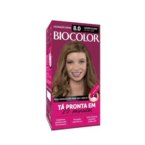 Tintura Creme BIOCOLOR Louro Claro Radiante 8.0 45 g