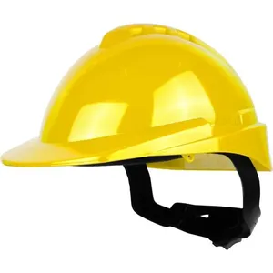 Capacete aba frontal amarelo com catraca e jugular milenium 904903 - LIBUS