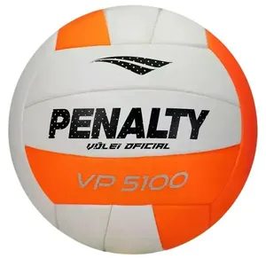 Bola de Vôlei Vp 5100 Xxvi Oficial Performance Alto Nível Branco e Laranja Penalty Bola de Vôlei Vp 5100 Xxvi Oficial Jogo Profissional Branco e Laranja Penalty