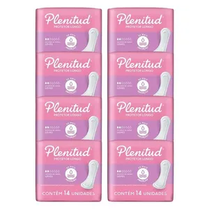 Kit 8 Absorvente Plenitud Femme Médio 14 Unidades