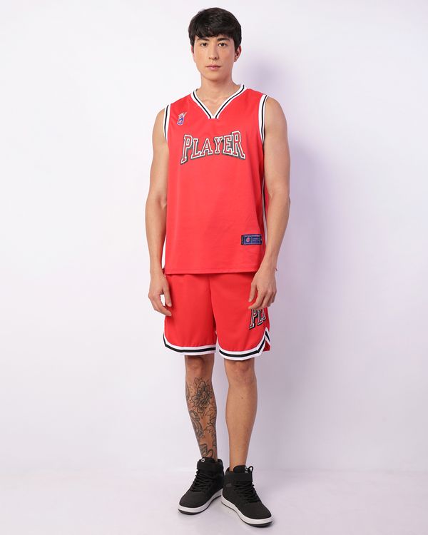 Bermuda Esportiva Masculina Basquete Vermelha P
