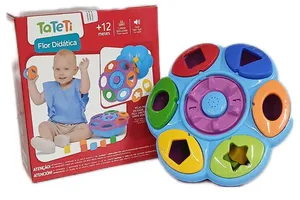 Brinquedo Didático Flor Didática +12 Meses - Tateti