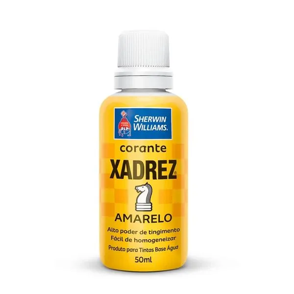 Corante Líquido Sherwin-Williams Xadrez 50ml 31100178 Amarelo (MP)