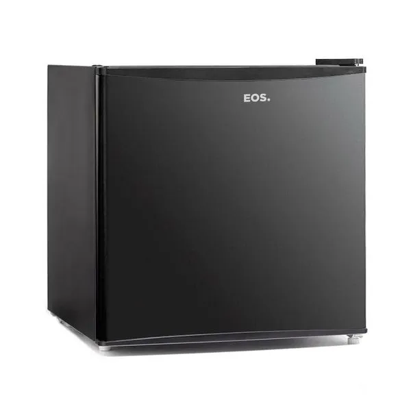Frigobar Mini Refrigerador Doméstico EOS Ice Compact EFB50P 47L Gela Rápido Preto 220V Frigobar Eos Ice Compact EFB50P 47L Gás Ecológico com Gela Rápido Preto 220V