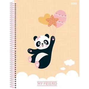 CADERNO 10X1 CAPA DURA MY FRIEND 160F (17891321101794)