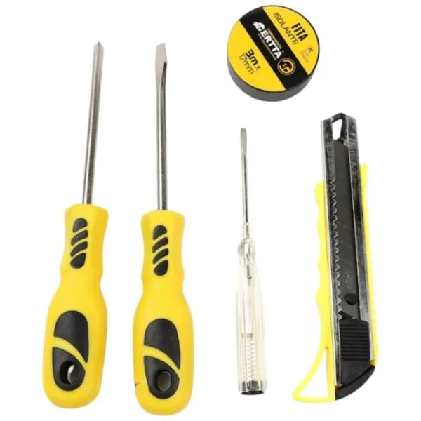 Kit Ferramenta Ertta 5 Peças Metal E Plástico (MP)