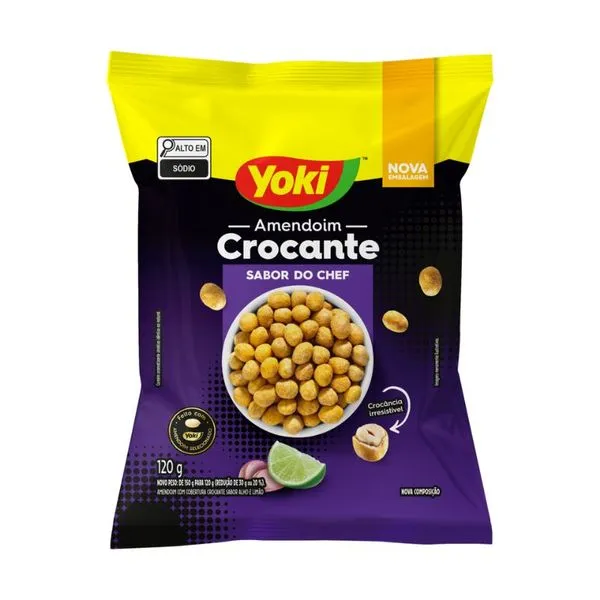 AMENDOIM YOKI CROCANTE 120G