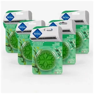 Kit com 5 Pastilhas Bactericida Aromatizante para Ar Condicionado Folhas Silvestres