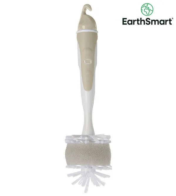 Escova para Mamadeira e Bico Vital Baby Bege