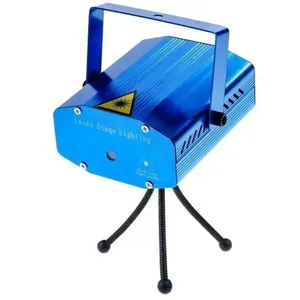 Mini Projetor Laser Holográfico Mini Laser Stage para Festa com Efeitos Pontilhado Coração Estrela Azul Shopmix Mini Projetor Laser Holográfico Mini Stage para Festa com Efeitos Azul Shopmix