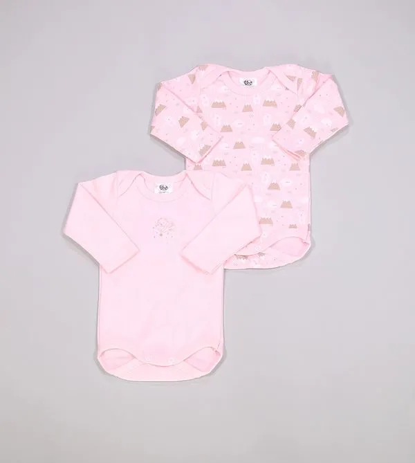 Kit Body Ursinho com 2 Unidades Rosa - G