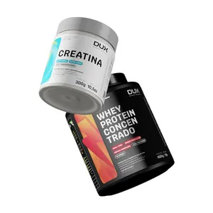 WHEY PROTEIN CONCENTRADO 450G + CREATINA MONOHIDRATADA 300G Creatina + Chocolate Branco