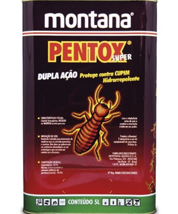 Pentox Cupinicida Anti Cupim Inseticida Super Montana Incolor 5L