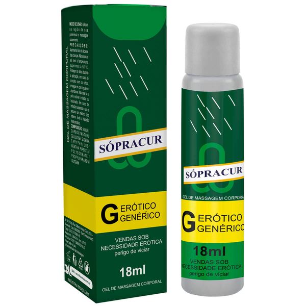Sópracur Gel Beijável Esfria com Sabor Baunilha 18ml Linha Farmacinha do Riso Secret Love