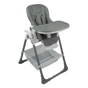 Cadeira De Alimentação Premium Baby Belle Até 18kg Cinza PPB9CRF009(MP)