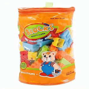 Blocos de Montar BA-02111 56 Peças Encaixe Fácil Desenvolvimento Cognitivo Top Blocos de Montar BA-02111 56 Peças Encaixe Fácil Top