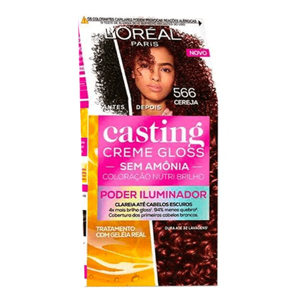 Tinta de Cabelo L’Oréal Paris Casting Creme Gloss 566 Cereja