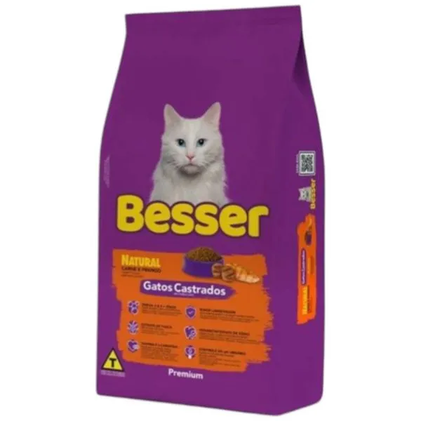Ração Gatos Cadastrados Finotrato Besser 1OKG (MP)