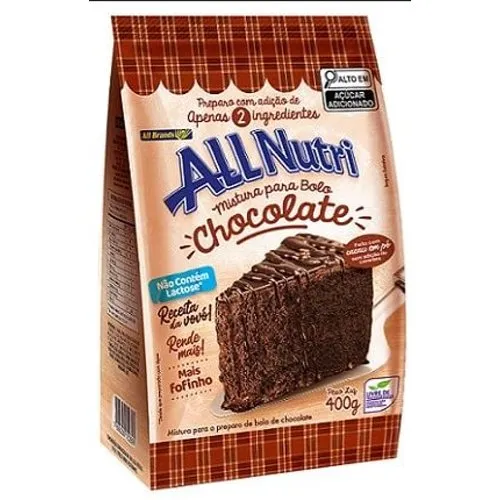Mistura para Bolo AllNutri Chocolate 400g