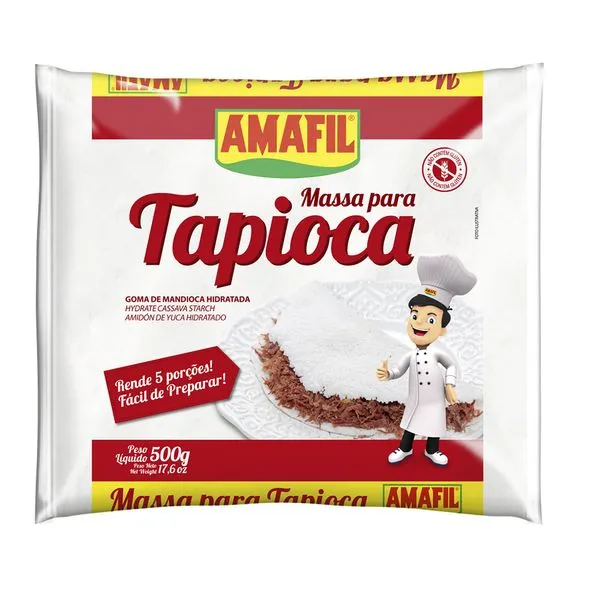 Massa Tapioca Amafil Fécula de Mandioca 500g