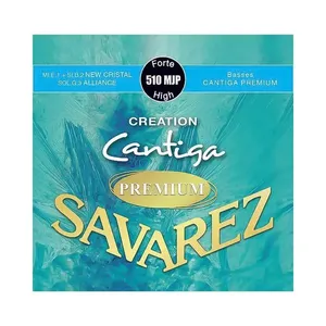 Encordoamento Violão Nylon Savarez Creation Cantiga Premium 510MJP Tensão Alta Fabricado na França Encordoamento Violão Nylon 510MJP Creation Cantiga Premium Savarez