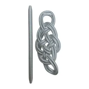 Fivela Para Cortina Home Living Branca Perolada 18x8x2cm (MP)