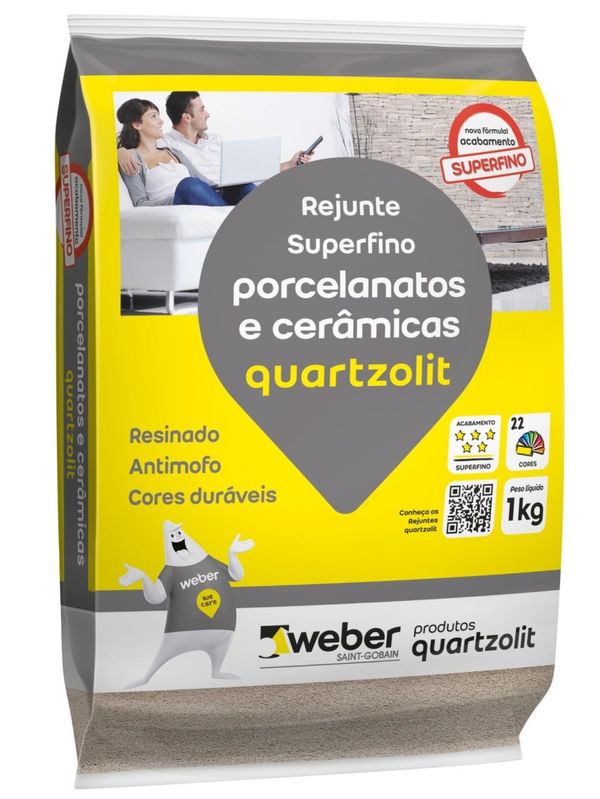 Rejunte Quartzolit Porcelanato Corda 1Kg