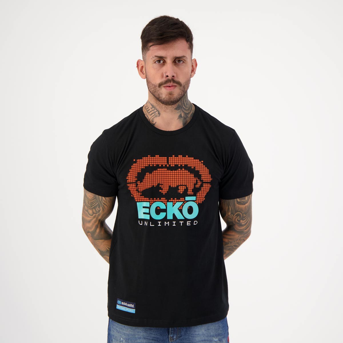 Camiseta Ecko Logo Style Preta