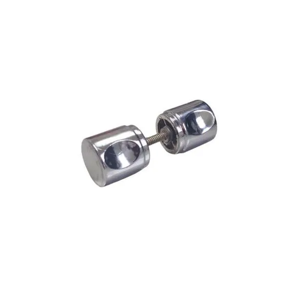Kit Puxador Box Duplo Abs Cromado 913501 - Indart