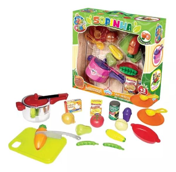 Brinquedo Comidinhas Crec Crec Sopinha - Big star 757