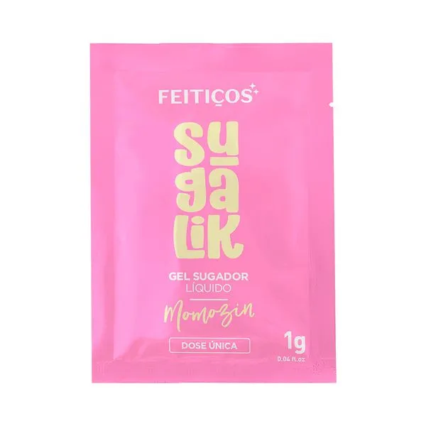 Sachê Sugalik Momozin Gel Sugador Líquido Comestível 1g Feitiços Aromático