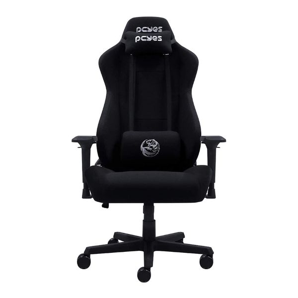 Cadeira Gamer Pcyes Mad Racer V8 Turbo - Preto - V8TBMADPT(Até 180kg, encosto e braços ajustáveis)