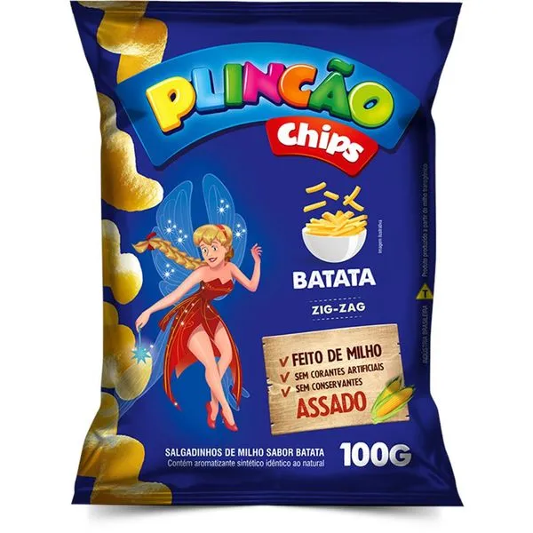 Chips Plincão Batata 100g