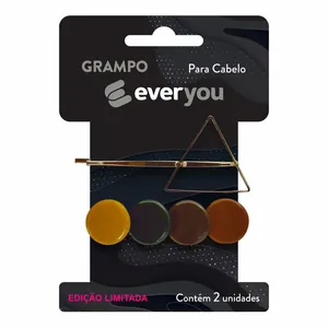Grampos para Cabelo Ever You Apliques 2 Unidades
