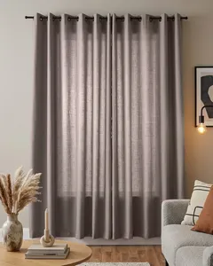 Cortina Bella Janela Corta Luz 3,60cm x 2,50cm Bege UN