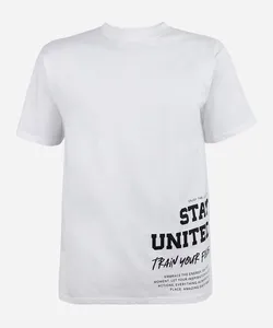 camiseta juvenil de algodão estampada off white 14