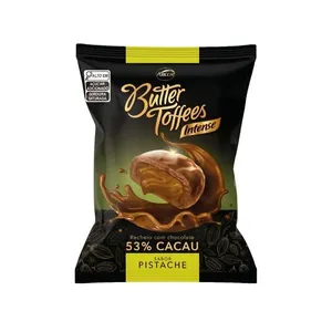 Bala Butter Toffees Intense 53% Cacau Pistache 90g 8109182 - Arcor