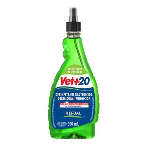 Desinfetante Bactericida Spray Vet+20 Herbal 500 ml